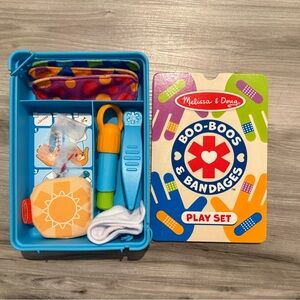 Melissa & Doug Boo-Boos & Bandages Play Set - Blue and Orange